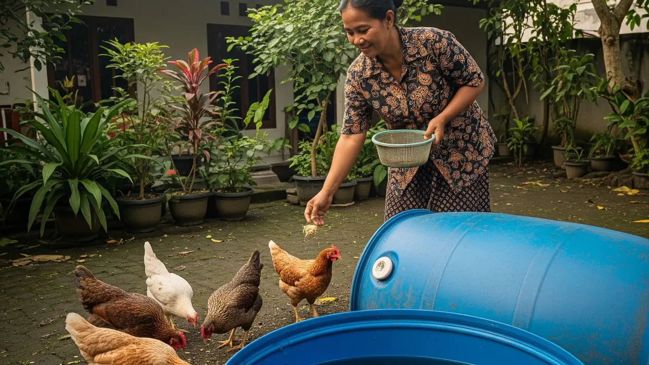 Ide Ternak Ayam Petelur 5 Ekor dan Lele di Drum untuk IRT