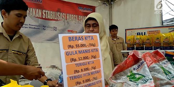 VIDEO: Pasar Murah Jelang Ramadan Diserbu Warga
