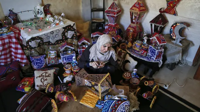 Lentera Fanous Menyambut Ramadan di Gaza