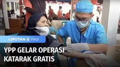 Ratusan warga Kabupaten Belitung, Provinsi Bangka Belitung mengikuti operasi katarak gratis yang dilakukan YPP SCTV-Indosiar. Operasi katarak gratis hasil sumbangan pemirsa setia SCTV-Indosiar itu, pun disambut antusias warga.