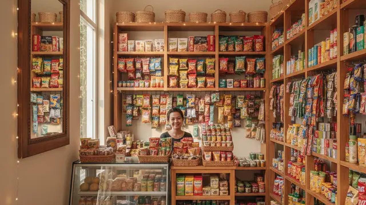 8 Inspirasi Warung Kelontong dengan Ruangan Terbatas Tapi Terlihat Penuh dan Lengkap