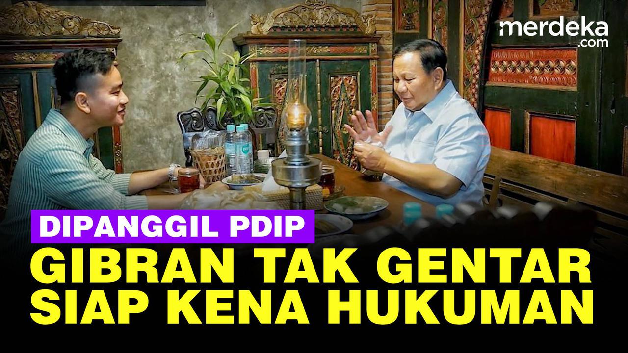 VIDEO: Dipanggil PDIP Buntut Temui Prabowo, Gibran Sebut Kader Muda dan Siap Dihukum