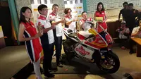 Tim Federal Oil Gresini Moto2 siap kembali ikut andil di ajang balap Moto2 musim 2018. (Herdi/Liputan6.com)