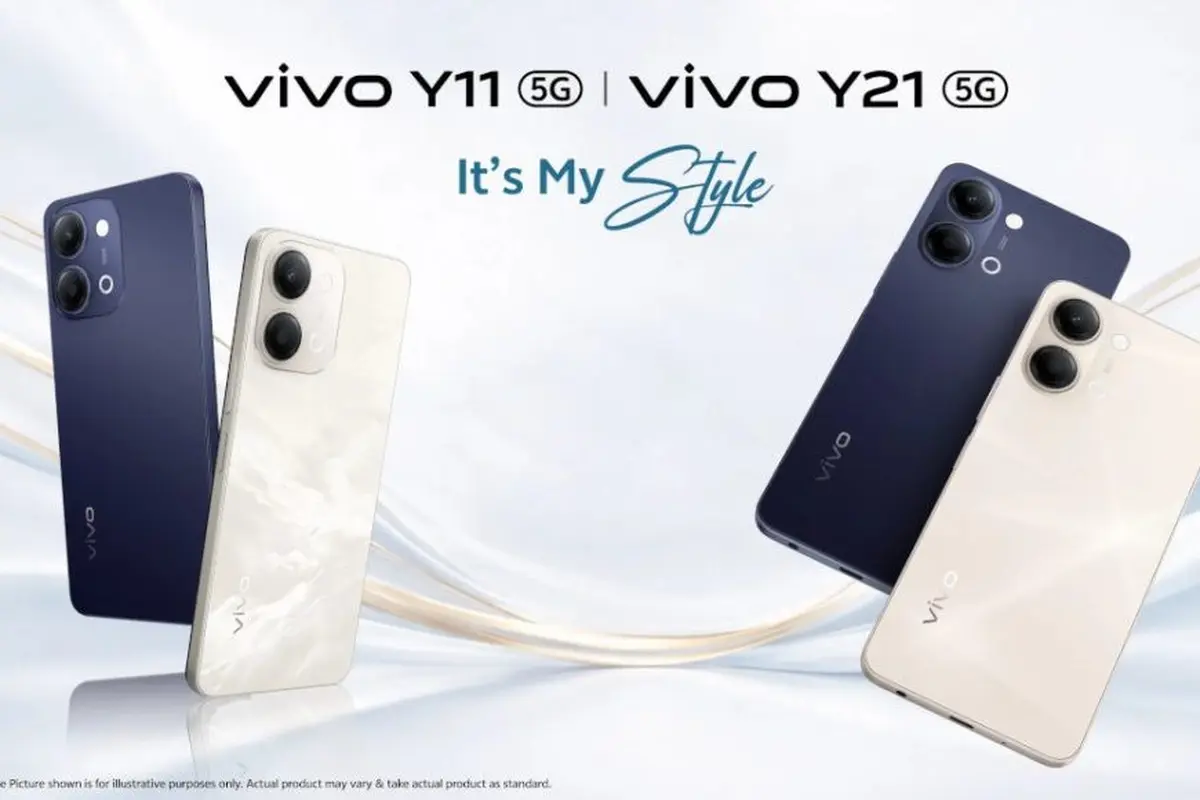 Vivo Y21 5G dan Vivo Y11 5G. Credit: Vivo