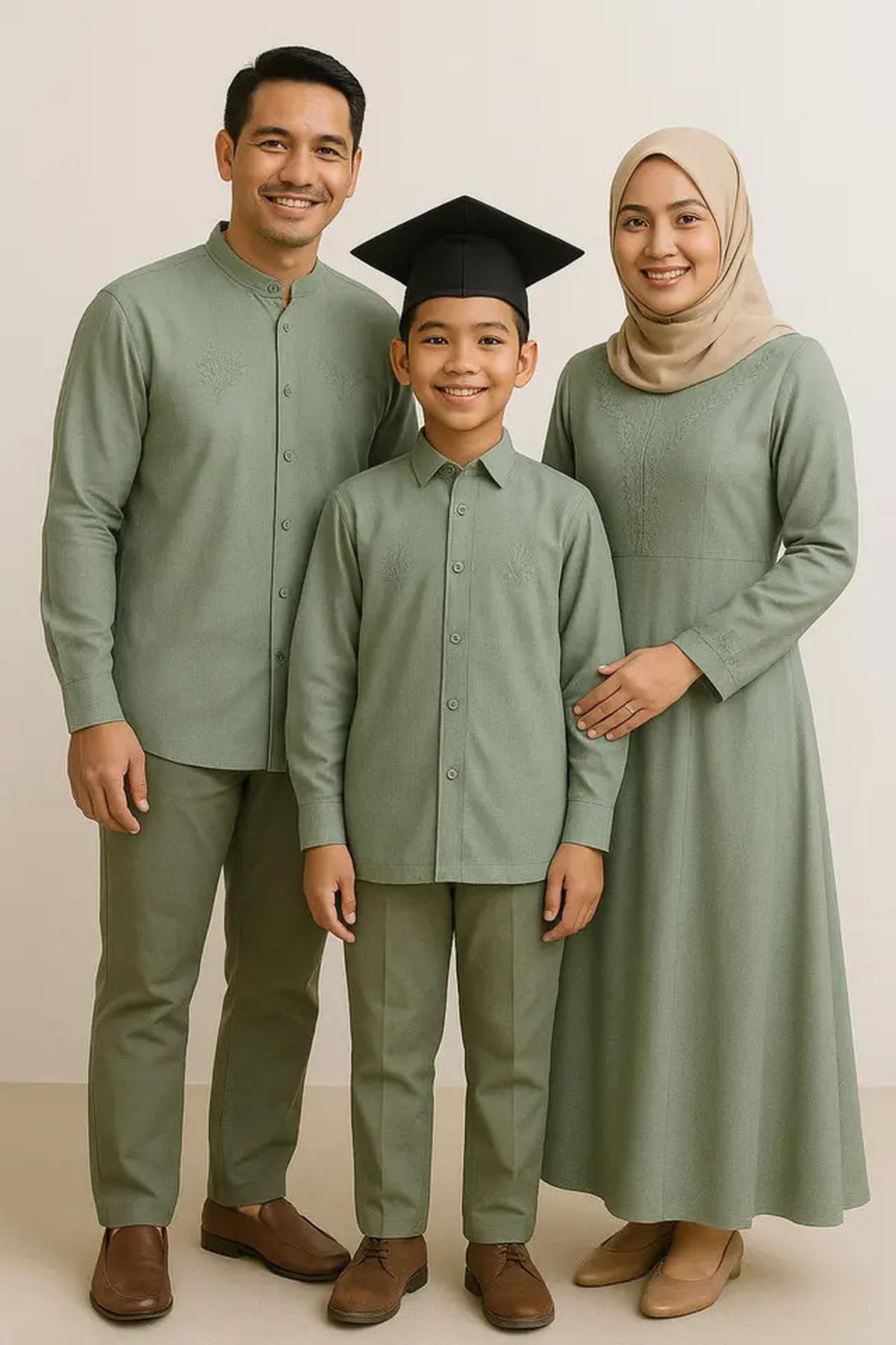 10 Rekomendasi Baju Wisuda Keluarga Warna Pastel Terbaru, Desainnya Bervariasi