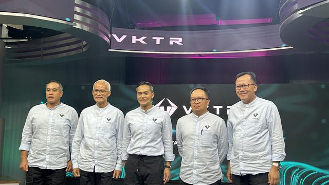 Media gathering PT VKTR Teknologi Mobilitas Tbk (VKTR), Senin (29/5/2023). (Foto: Liputan6.com/Elga N)