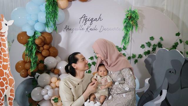 7 Potret Akikah Shaquille Kaili Anak Cut Meyriska, Bertema Kebun Binatang