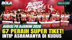 Sebanyak 67 peraih Super Tiket Audisi Umum PB Djarum 2026 akan memasuki tahap karantina di Kudus. Para peserta bersiap menjalani rangkaian seleksi dan pembinaan untuk mendapatkan kesempatan menjadi bagian dari PB Djarum.
Seperti apa suasana asrama y...