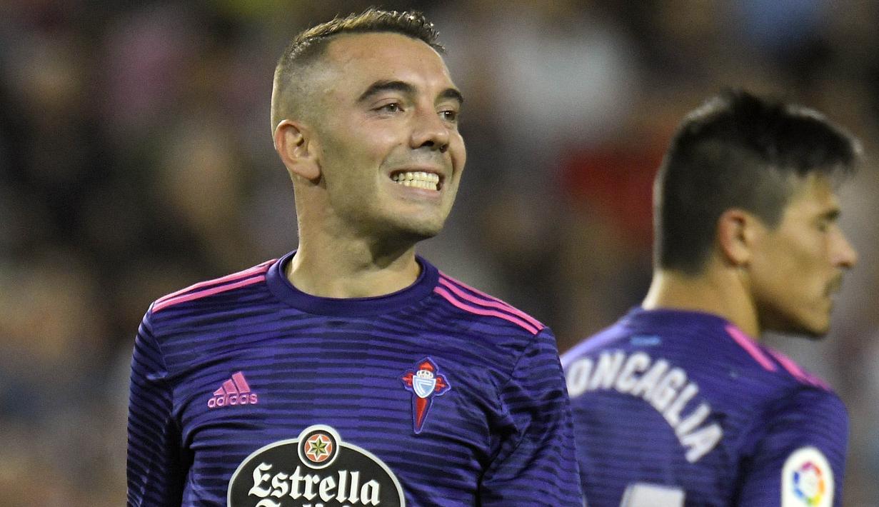 2. Iago Aspas (Celta Vigo) - 5 Gol. (AFP/Jose Jordan)
