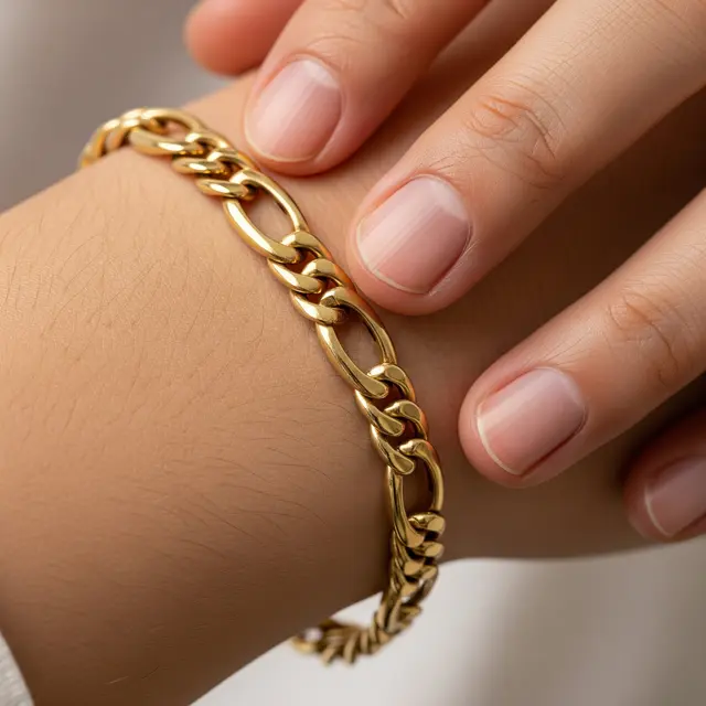 9 Model Gelang Rantai Nori Tebal, Tampil Elegan dan Timeless
