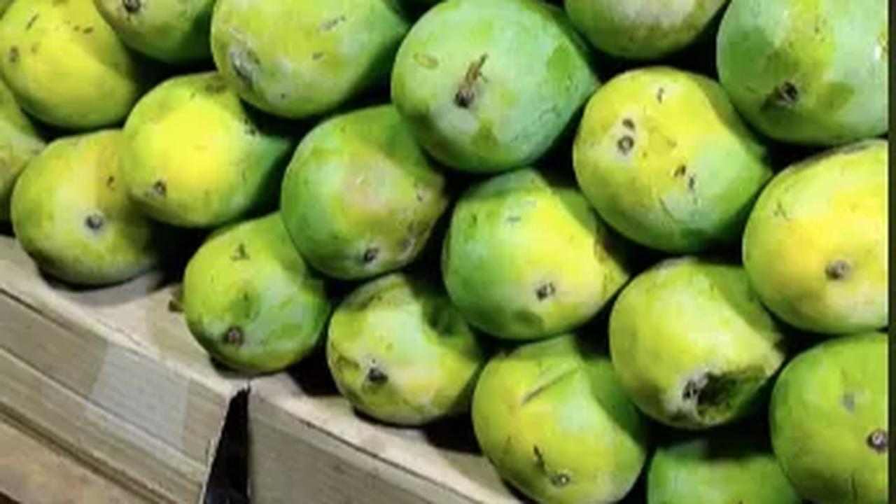 Potongan Mangga yang Dipajang Nampak Segar <br>