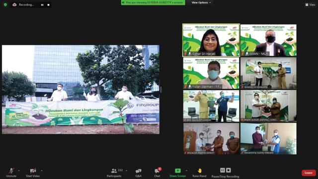 FIFGROUP Pecahkan Rekor MURI Tanam 4.500 Pohon Endemik di 55 Titik se-Indonesia