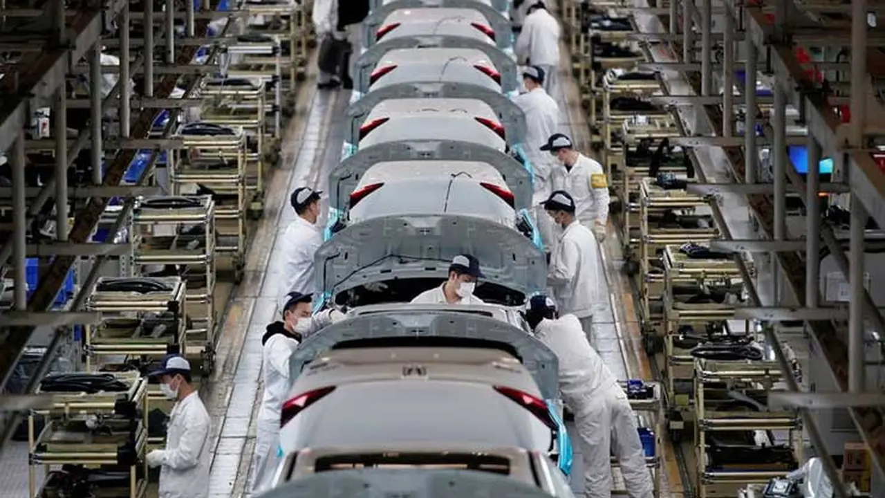 Pabrik Honda di Tiongkok (Reuters)