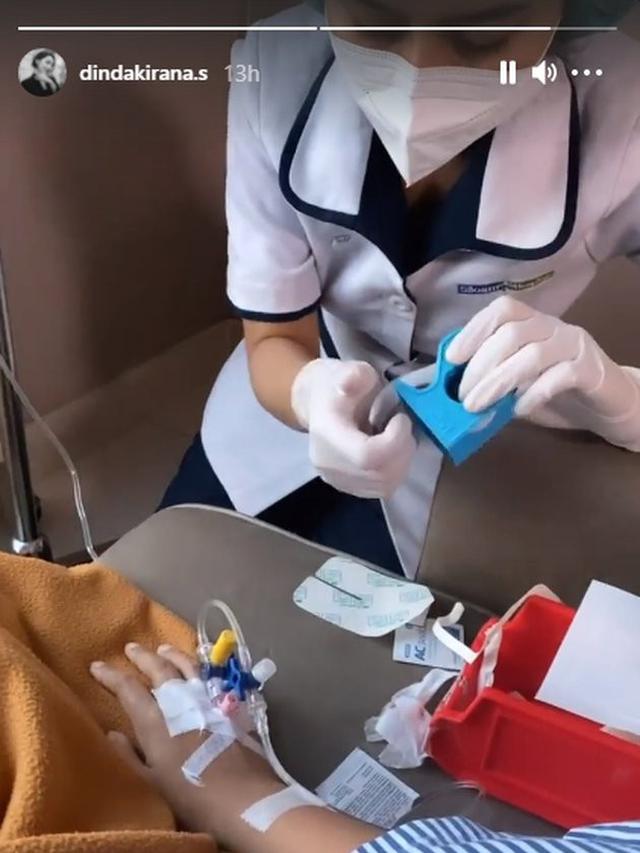 6 Potret Kondisi Terbaru Dinda Kirana Pasca Operasi Pengangkatan Kista Ovarium