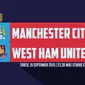 Manchester City vs West Ham United (Liputan6.com/Ari Wicaksono)