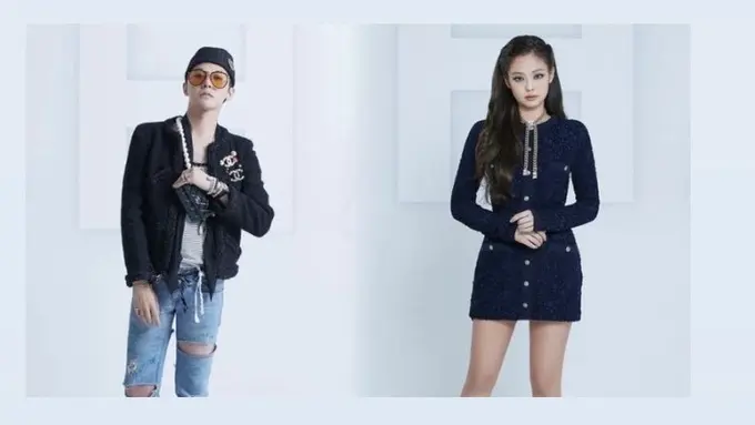 Jennie dan G-Dragon/dok Instagarm Chanel