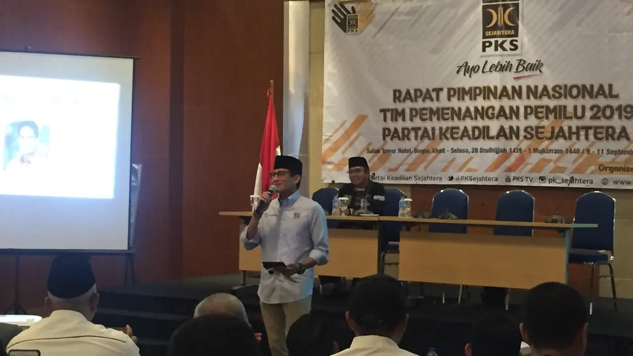 Bakal Calon Wakil Presiden Sandiaga Uno (Liputan6.com/M Radityo)