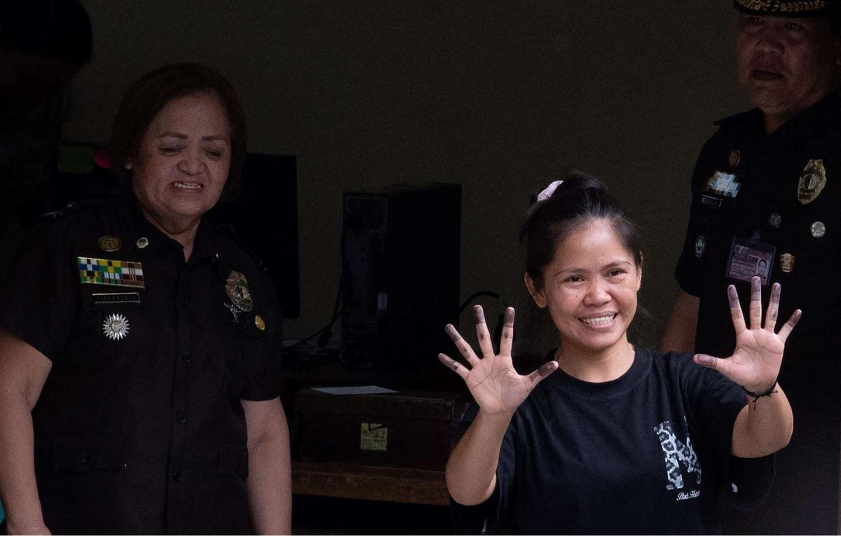 Mary Jane Veloso tiba di Filipina