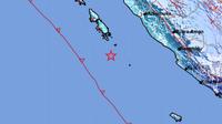 Gempa Magnitudo 5,7 mengguncang wilayah Mukomuko Bengkulu, Rabu (5/6/2024), pukul 09.20.28 WIB. (Liputan6.com/ Dok BMKG)