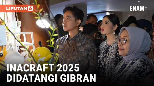 Ditemani Istri, Gibran Datangi Inacraft 2025