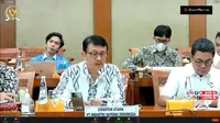 Direktur Utama Indonesia Battery Corporation (IBC) Toto Nugroho dalam Rapat Dengar Pendapat Panja Transisi Energi ke Listrik, Komisi VI DPR RI, Rabu (15/2/2023).