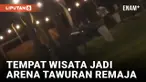 Dua Kelompok Pelajar 'Sulap' Lokasi Wisata Pantai Serang Pinrang Jadi Tempat Tawuran