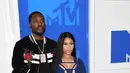 Seringkali dikabarkan putus, Nicki Minaj dan Meek Mill nampaknya selalu mempertahankan hubungan mereka. Termasuk tindakan Nicki yang membatalkan kehadirannya di ulang tahun Drake karena tak ingin Meek kecewa. (AFP/Bintang.com)