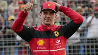 Pembalap Ferrari, Charles Leclerc. (AP/Simon Baker, Pool).