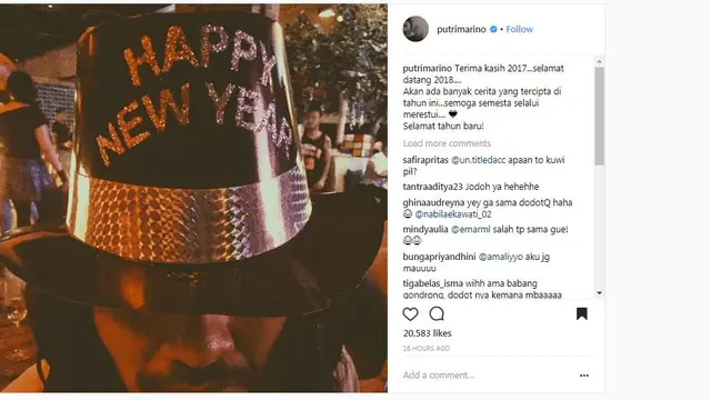 Chicco Jerikho dan Putri Marino