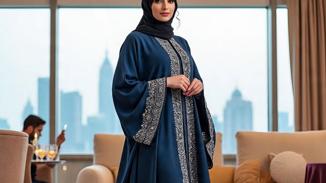 12 Desain Abaya Islami Elegan untuk Kondangan, Miliki Detail Modern Beri Kesan Berkelas