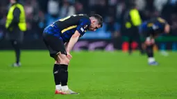 Pada laga kali ini, bek Timnas Indonesia, Calvin Verdonk, hanya ada di bangku cadangan dalam leg kedua versus Aston Villa. (David Davies/PA via AP)