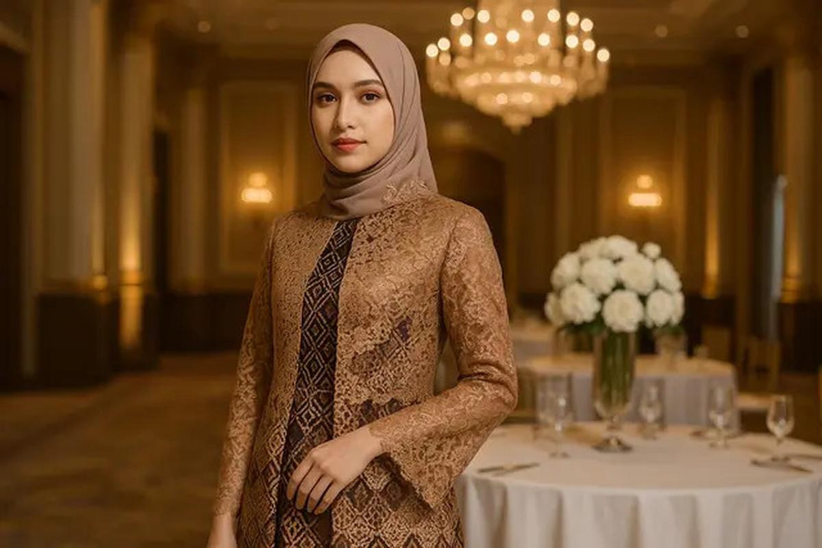 6 Model Gamis Batik Pesta Mewah, Inspirasi untuk Tampil Stylish