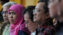 Mensos, Khofifah Indar Parawansa saat menghadiri pembukaan peringatan HLUN di TMPNU Kalibata, Jakarta, Kamis (4/6/2015). Peringatan HLUN meningkatkan pemahaman dan Kemandirian sebagai cerminan kesejahteraan lansia. (Liputan6.com/Johan Tallo)