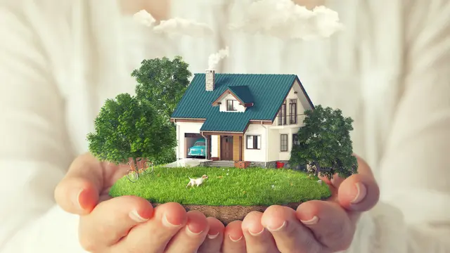 Ilustrasi mendapatkan rumah impian