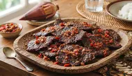 Resep Dendeng Jantung Pisang Gurih Pedas, Alternatif Daging Lebih Ekonomis