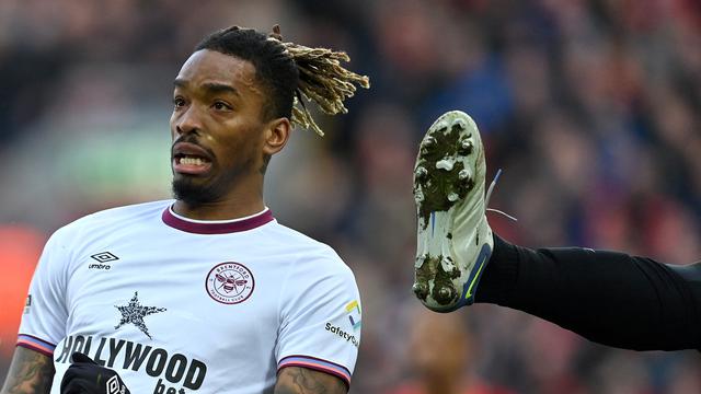 Pemain Liga Inggris dari klub Brentford Ivan  Toney.