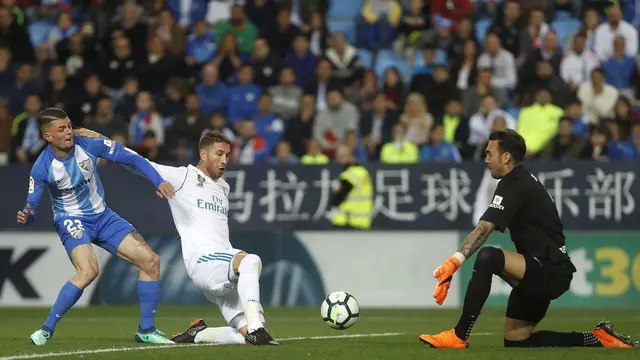 Malaga, Real Madrid, La LIga Santander