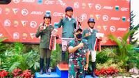 Andalan ZZ Stable: Steven Menayang juara 1 dan Jamal Mewengkang juara 3 kelas Eventing Aragon Kavaleri Cup 2022. (Istimewa)