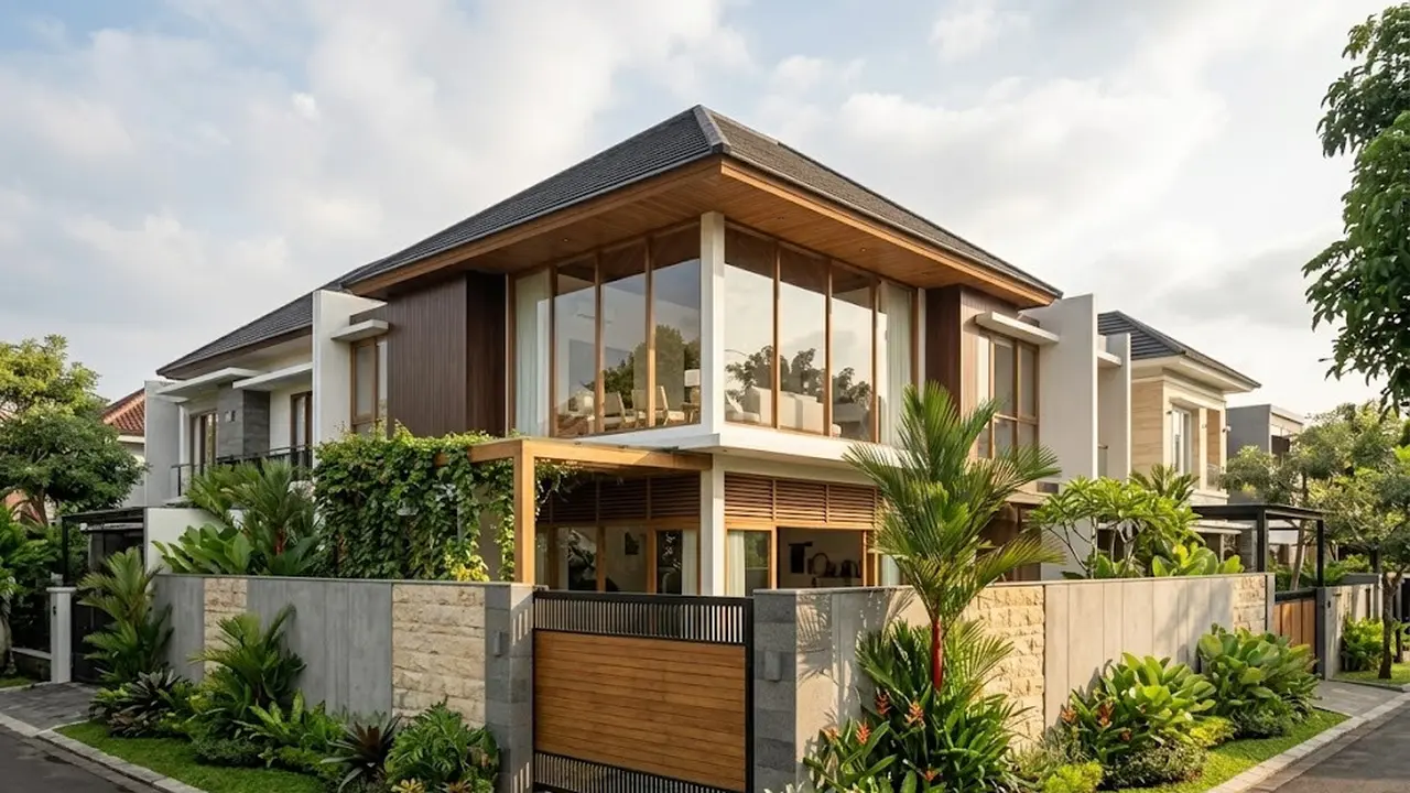 Model pagar untuk rumah hook yang tetap privat