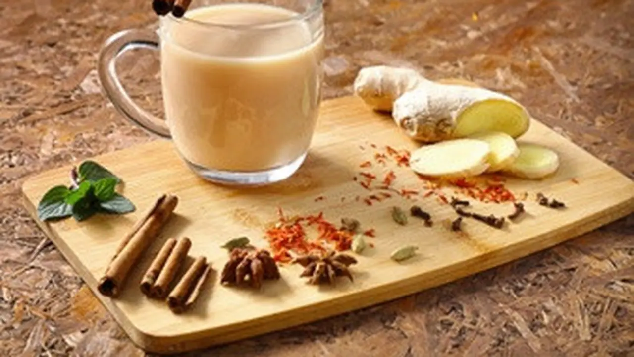 Wedang jahe susu