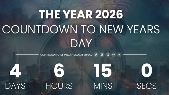 Tahun Baru Berapa Hari Lagi