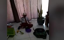 Anak SD Ngamuk Tak Mau Sekolah, Disuruh Nyapu Sama Sang Ibu Langsung Ngacir Berangkat