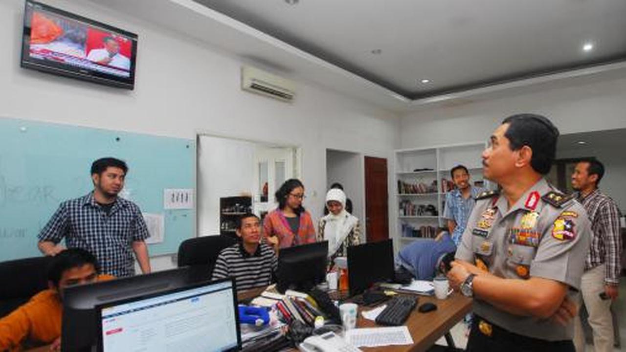 Kunjungan Tim Divisi Humas Mabes Polri ke kantor Merdeka.com