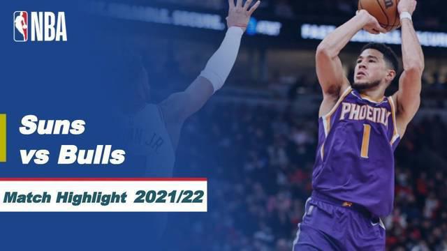 Berita video highlights NBA, pertandingan antara Phoenix Suns melawan Chicago Bulls dalam lanjutan NBA 2021/2022, Selasa (8/2/2022).