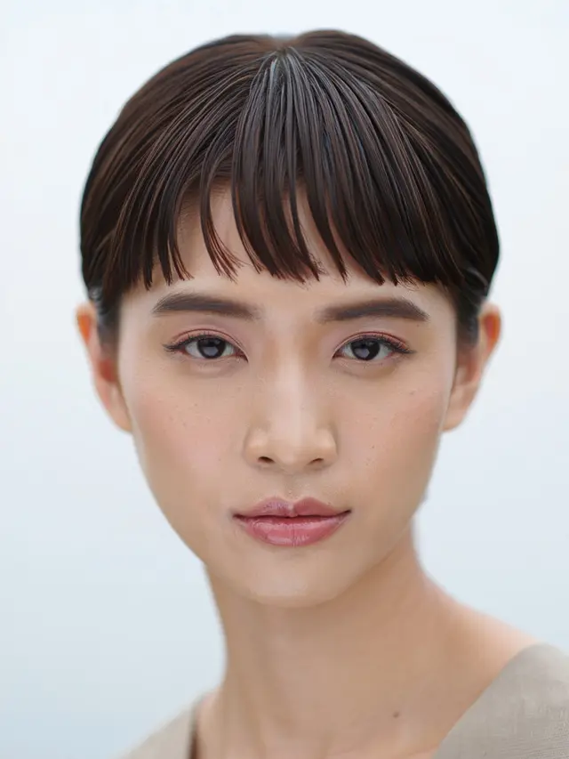 Rambut Pendek Ala Wanita Cina