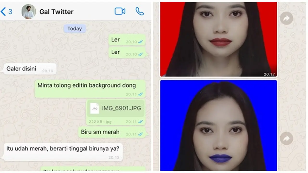 6 Potret Chat Minta Fotonya Diedit ke Teman Ini Hasilnya Bikin Geleng Kepala