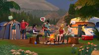The Sims 4 Outdoor Retreat tampilkan gameplay seru dengan kegiatan outdoor di taman wisata Granite Falls.