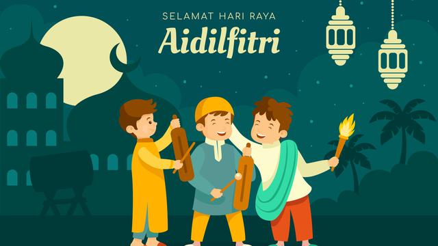 Ilustrasi takbiran keliling