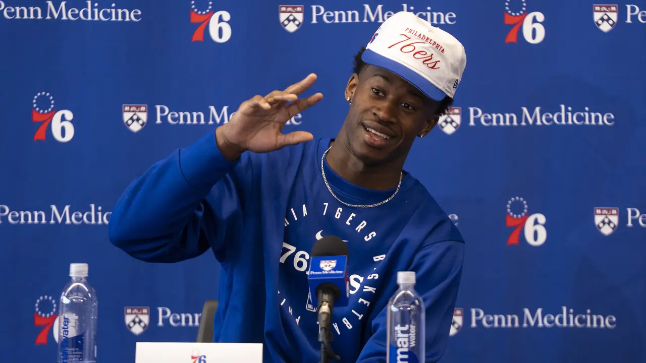 VJ Edgecombe dari Philadelphia 76ers