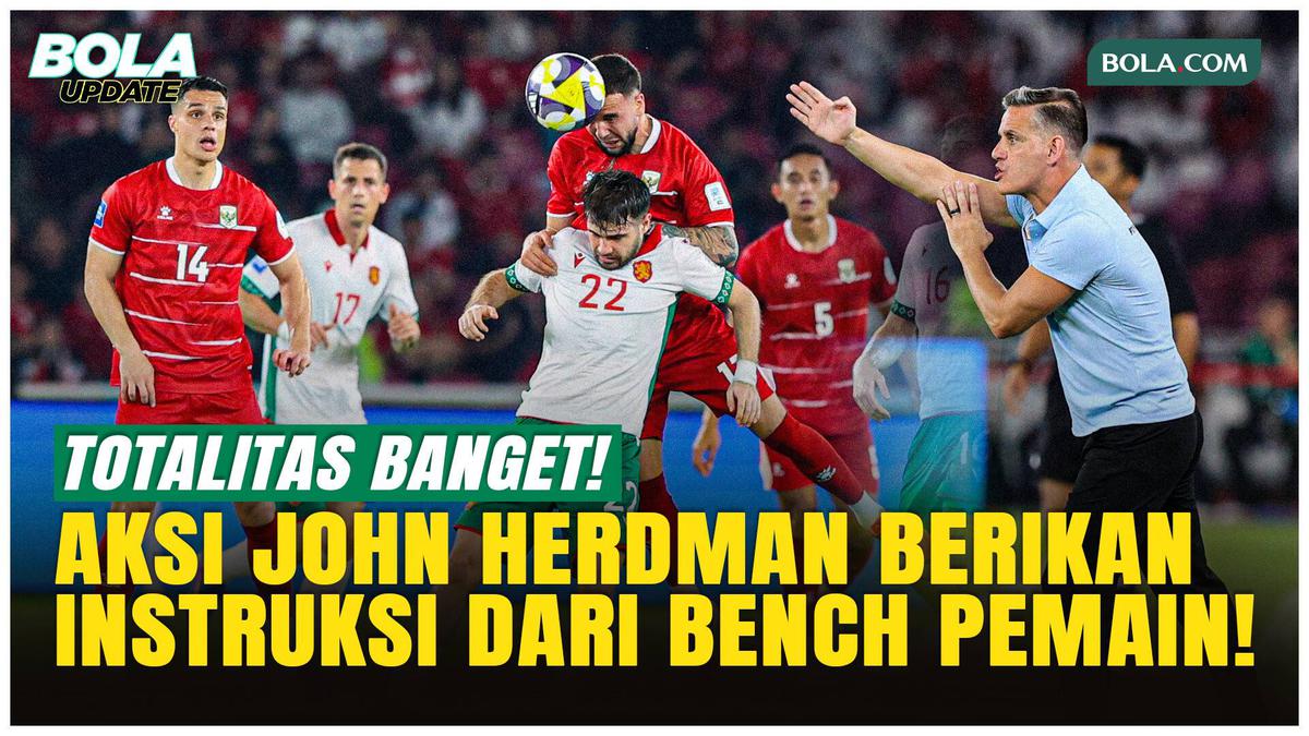 Gak Bisa Diam! Aksi John Herdman Sepanjang Laga Timnas Indonesia vs Bulgaria